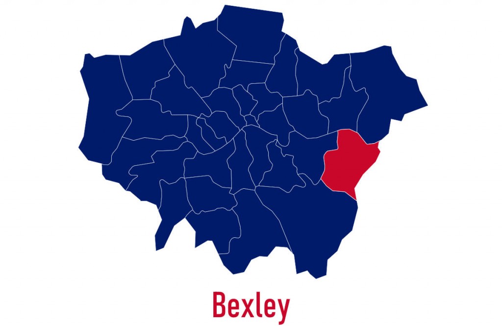 London Borough of Bexley the Kent Area of The Metropolis